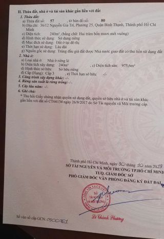 Bán nhà hẻm xe hơi 3612 nguyễn gia trí, p25, bình thạnh 6852738
