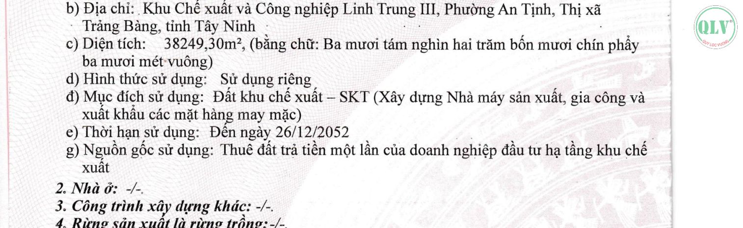Bán nhà xưởng  khu chế xuất linh trung 3, trảng bàng, tây n 6853518
