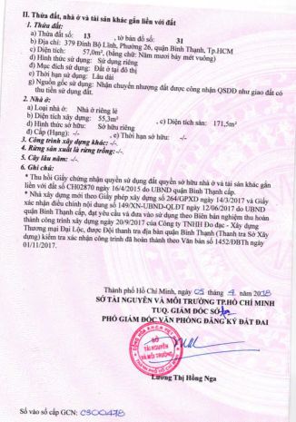 Bán nhà mặt tiền 379 đinh bộ lĩnh, p.26, q.bình thạnh 6853824