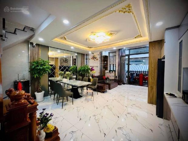 Nhà 4 tầng bình trưng tây, 95m2 ngang 5m, hẻm xe hơi, khu 6854615
