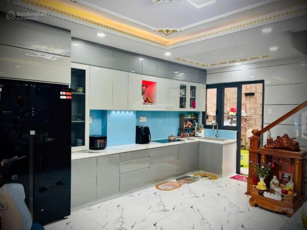 Nhà 4 tầng bình trưng tây, 95m2 ngang 5m, hẻm xe hơi, khu 6854616
