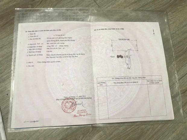 1.7x tỷ - 78m² lô góc mặt đường 402 tư thủy, dương kinh 6854633
