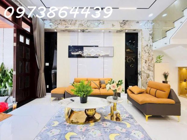 Nhà 4 tầng đẹp full nội thất - đường huỳnh văn nghệ - gò 6858565