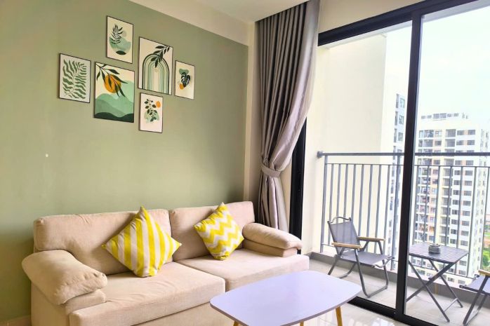 Bán căn 2pn 59m²  full nội thất, ban công đông nam mát mẻ, 6858754