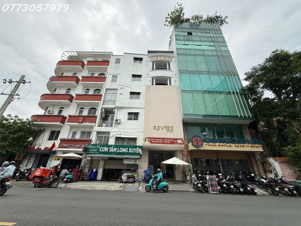 Toà nhà chdv hoàng việt, phường 4,tân bình 7x20m, 5 tầng, 6859926