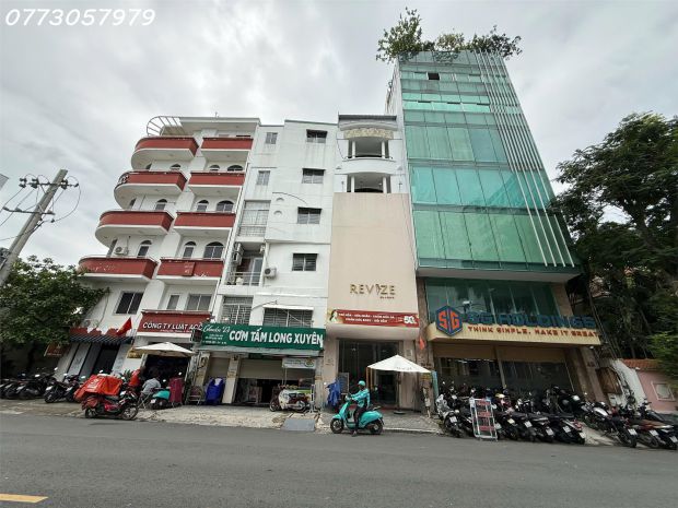 Toà nhà chdv hoàng việt, phường 4,tân bình 7x20m, 5 tầng, 6859928