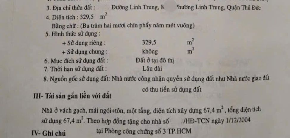 Bán đất mặt tiền đường linh trung.tp thủ đức. hồ chí minh 6860076