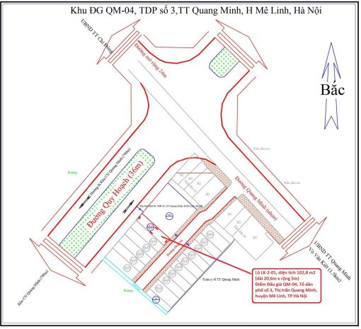 B.á.n đất đấu giá tổ 3 giai lạc, xã quang minh, hn, 6860263