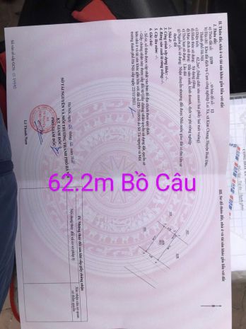 62.2m2 đất phân lô khu bồ câu chiến sĩ lai xá, kim chung 6862419