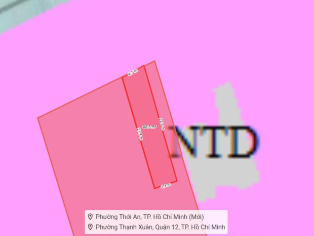 Đất vuông shr hxh 87m2  bùi công trừng quận 12 s 6863094