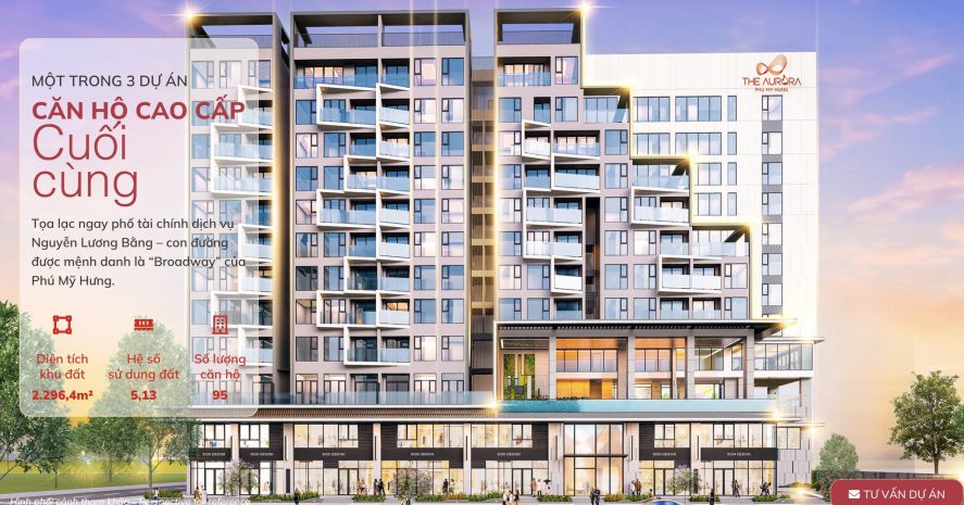 Shophouse the aurora phú mỹ hưng, 150m2 8x8m2 vuông vức, 6863264
