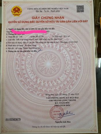 Chính chủ cần bán nhiều lô đất nền lộc an vị trí đẹp tại 6863575