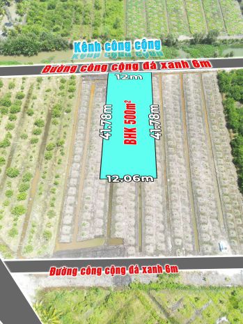 Đất biệt thự view sông chỉ 1,1 trm2 tại bến lức 6863832