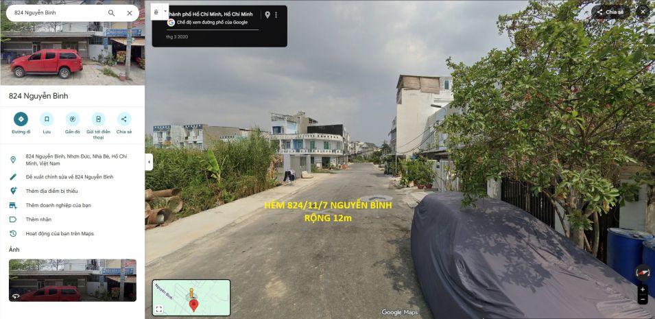 Bán đất 380m2 đường nguyễn bình, xã nhơn trạch, nhà bè, tp 6864279