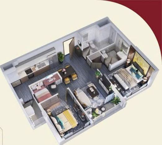 Chính chủ cần bán căn hộ đẹp  tòa tc2  the capony 6865349