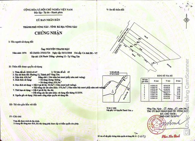 Bán gấp lô đất mặt tiền đường phước thắng  sát đường ven 6868389