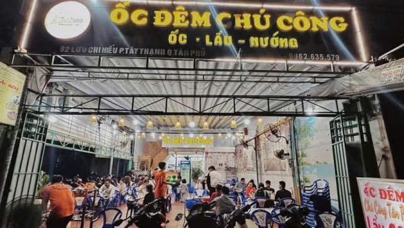 Chính chủ sang gấp quán ốc đêm chú công - tân phú 6869477