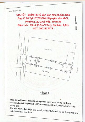Giá tốt - chính chủ bán nhanh căn nhà  đẹp vị trí tại quận 6869579