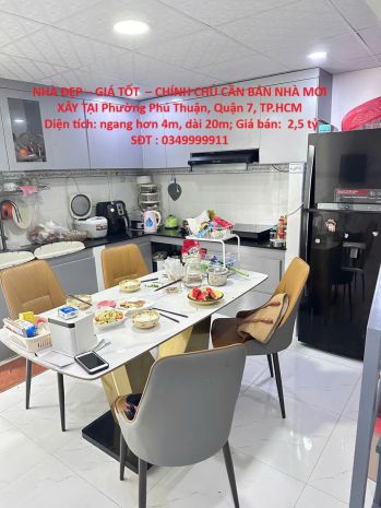 Nhà đẹp  giá tốt   chính chủ cần bán nhà mới xây tại 6869672