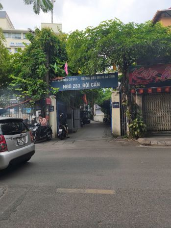 Hot! 410 triệu m có nhà ngõ 283 đội cấn 84m 9 tầng thang 6870881