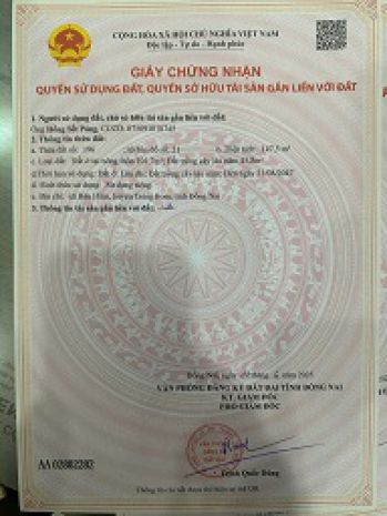 Chính chủ bán 3 lô đất liền kề  xã bàu hàm, h. trảng bom, 6871539