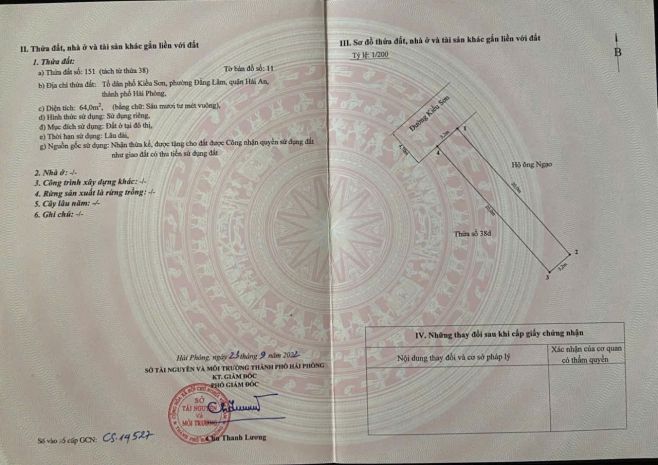 Chính chủ cần bán 2 căn nhà mặt tiền đường kiều sơn, phường 6872249