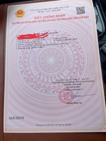 Chính chủ bán đất khu sơn hà  ngay cổng chính kcn cẩm khê, 6872664