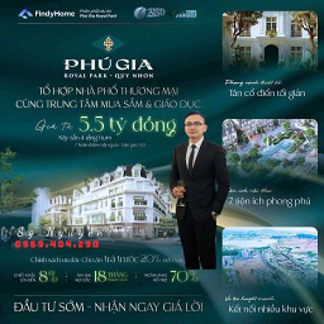 Coming soon  phú gia royal park quy nhơn 6872666