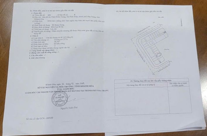 Bán căn hộ ct7  vĩnh điềm trung, full nội thất! 6874696