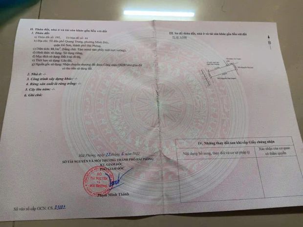 Lô đất mặt đường nhựa 5m  171 thượng đức  chỉ 1.9x tỷ 6875863
