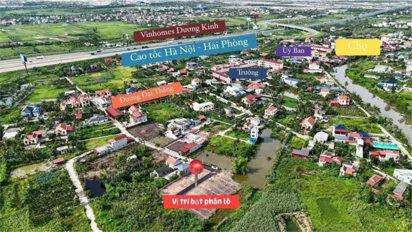 Đất hòa nghĩa, dương kinh  ô tô vào tận nơi  giá chỉ 1.x 6875961