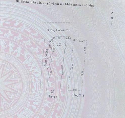 Bán nhà 3 tầng  2 mt hà văn trí, dòng tiền 25trth  gần 6877228