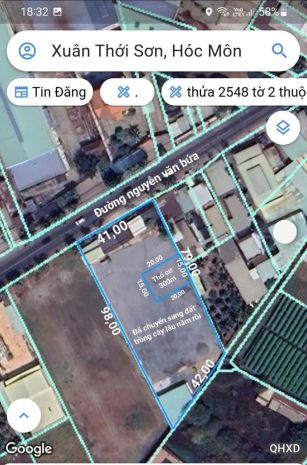 Đất 3.572m² mặt tiền nguyễn văn bứa dt khủng giá 17trm² 6877259