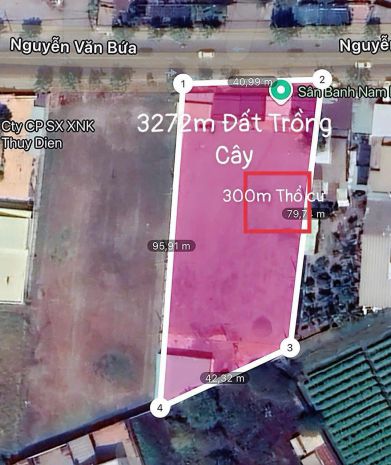 Đất 3.572m² mặt tiền nguyễn văn bứa dt khủng giá 17trm² 6877260