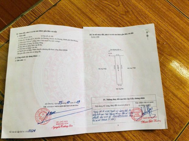 Cần bán nhà 2 tầng - bìa đỏ chính chủ - vị trí đẹp - an 6882920