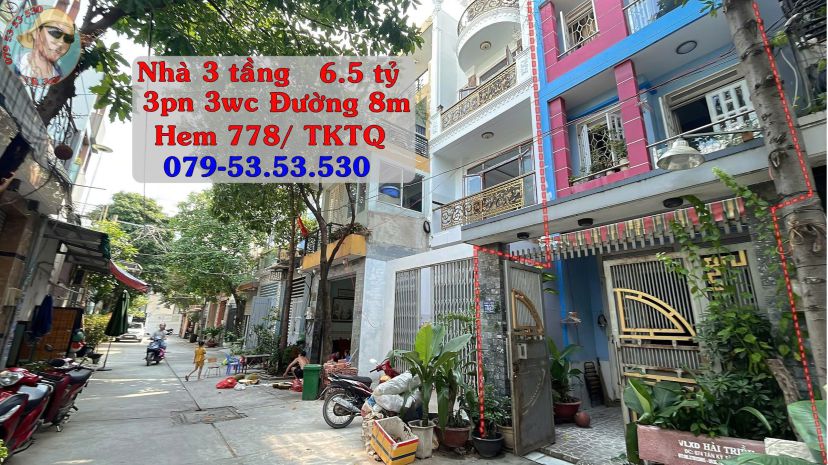 Bán nhà 3 tầng hiện đại, hẻm ô tô 8m, cách tân kỳ tân quý 1 6883068