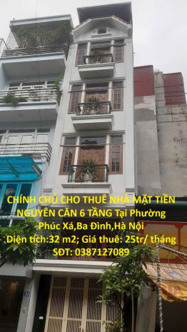 Chính chủ cho thuê nhà mặt tiền nguyên căn 6 tầng tại 6883206