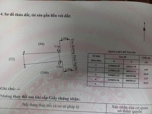 Lô mặt đường hòa nghĩa  sát vinhomes dương kinh, giá chỉ 6884672