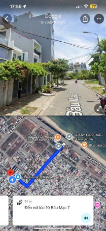 Bán đất mặt tiền bàu mạc 7 - cách biển 200m, 3 phút đi ra 6887302