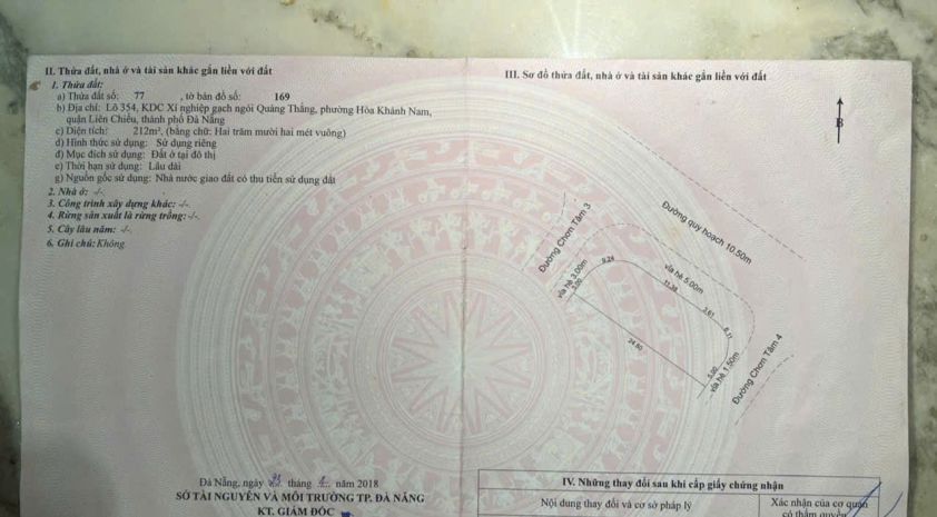 Bán đất 3 mặt tiền đường 10,5m thanh nghị - vị trí có 6887351