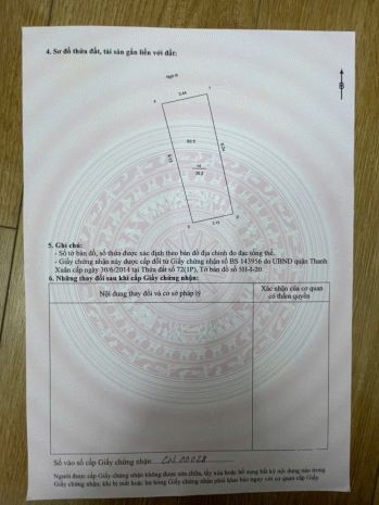 Hàng hiếm! bán nhà thanh xuân - lô góc - ô tô vào - 6895828