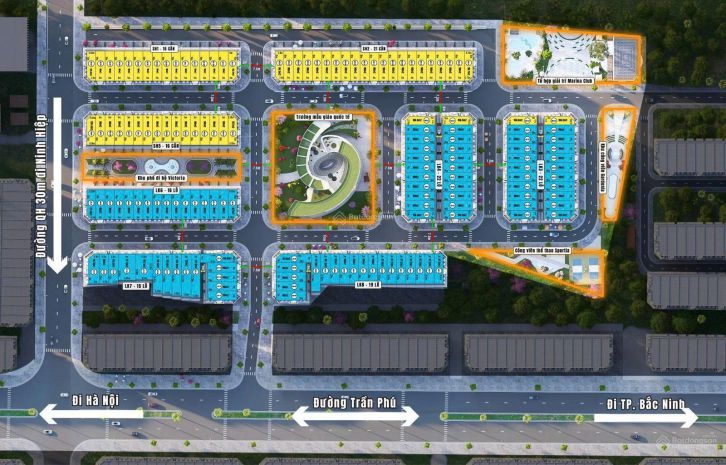 Chính chủ bán shophouse ngoại giao lk2, áp góc, dự án khang 6895932