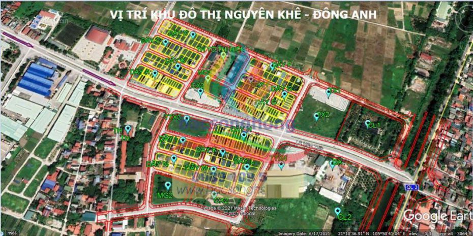 Bán đất khu đô thị nguyên khê - kinh doanh đỉnh - gia rẻ 6902555