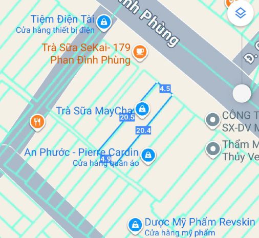 Chính chủ bán mặt tiền phan đình phùng, p.17, phú nhuận: dt 6902643