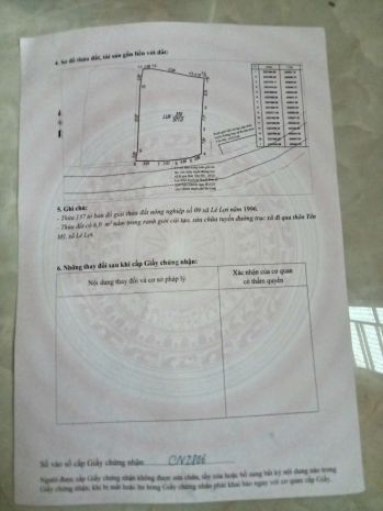 Chính chủ cần bán lô đất xã lê lợi, tp hạ long, qn 6902707