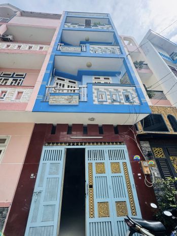 Bán nhà 4x12m, 4 tầng  hẻm 6m phạm van chiêu, gò vấp  chỉ 6906720