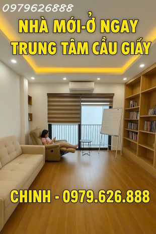 Nhà mới  ở ngay  trung tâm cầu giấy - 31x5 t - giá chỉ 6908155