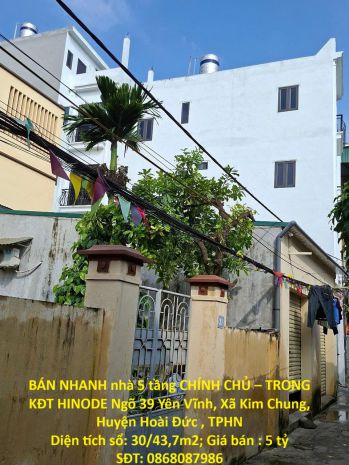 Hot hot nhà đẹp- giá tốt chính chủ cần bán nhanh nhà 5 tầng 6909284