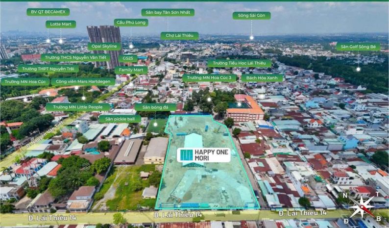 Happy one mori, view sân golf, gần tttm aeon, giá tốt đầu tư 6909930