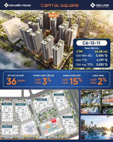 Bán căn hộ cao cấp capital square  trung tâm thành phố đà 6910056